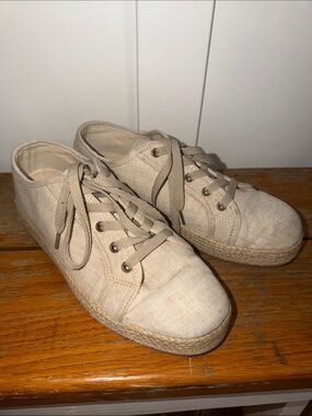 NOT RATED Mateo Espadrille Canvas Sneakers Size 10